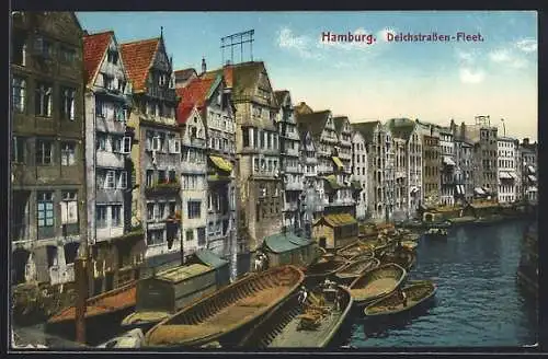 AK Alt-Hamburg, Der Deichstrassen-Fleet