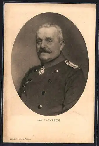 AK Der preussische Generalfeldmarschall Remus von Woyrsch