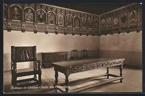 AK Chillon, Chateau, Salle des Chevaliers