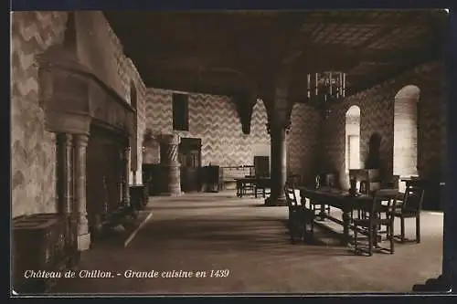 AK Chillon, Chateau, Grande cuisine en 1439