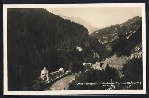 AK Tarasp /Unter-Engadin, Kurhaus, Trinkhalle