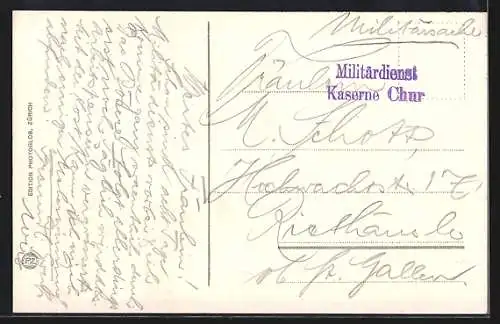 AK Chur, Ortsansicht mit Blick ins Tal