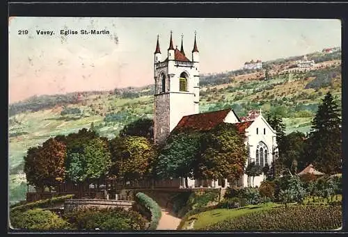 AK Vevey, Eglise St-Martin