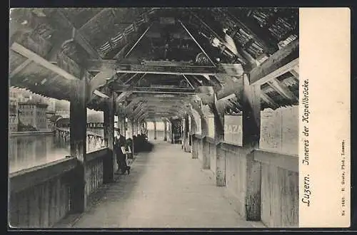 AK Luzern, Inneres der Kapellbrücke