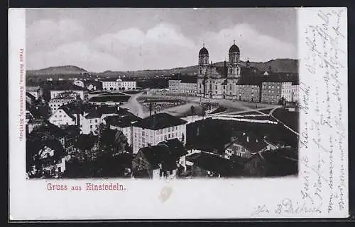 AK Einsiedeln, Ortsansicht mit dem Stift