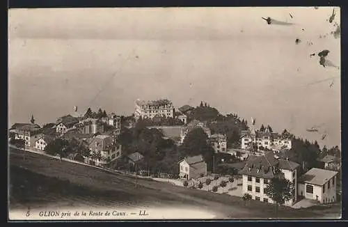 AK Glion, Vue pris de la Route de Caux