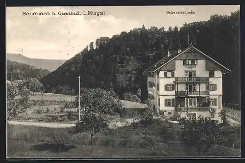 AK Scheuern b. Gernsbach, Schwesternheim