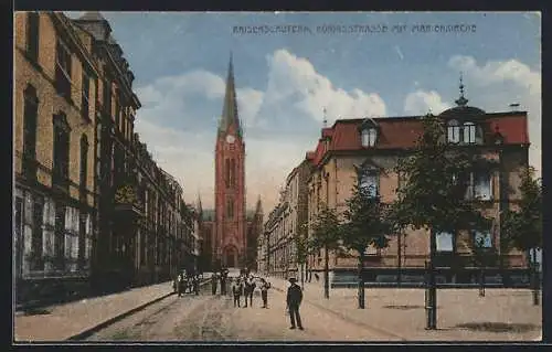 AK Kaiserslautern, Königsstrasse mit Marienkirche