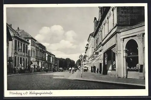 AK Oldenburg i. O., Blick in die Heiligengeiststrasse