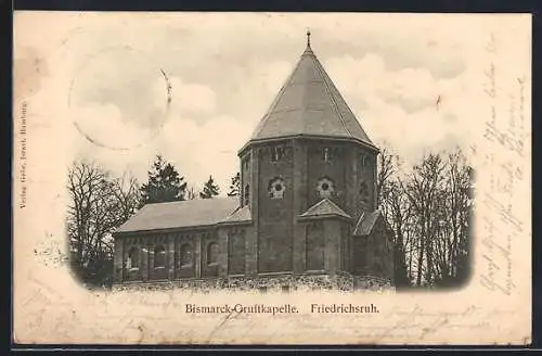 AK Friedrichsruh, Die Bismarck-Gruftkapelle