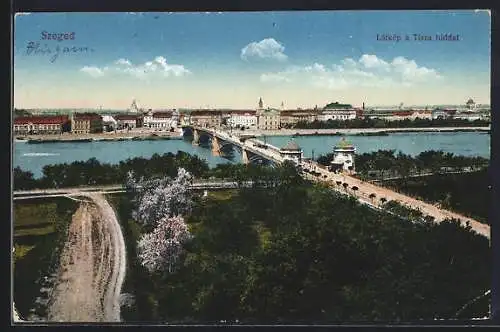 AK Szeged, Látkép a Tisza hiddal