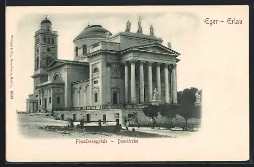 AK Eger, Domkirche, um 1900