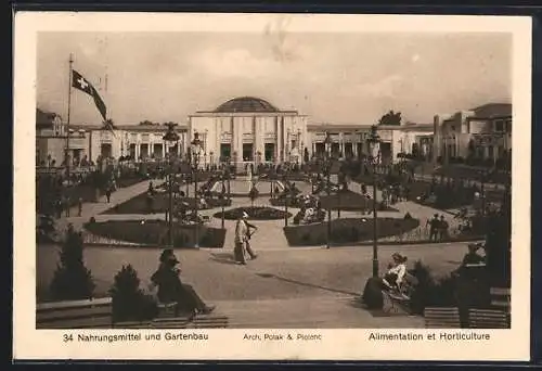 AK Bern, Schweizerische Landes-Ausstellung 1914, Nahrungsmittel und Gartenbau