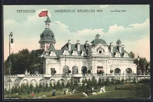 AK Bruxelles / Brüssel, Exposition universelle 1910, Le Chien Vert