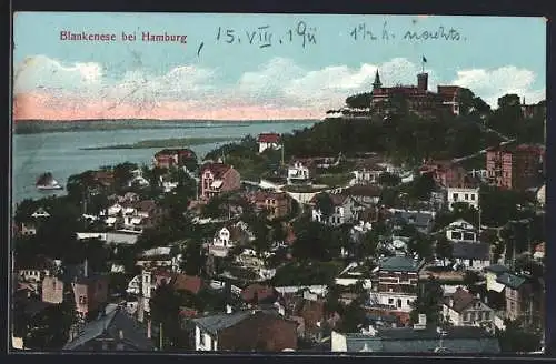 AK Hamburg-Blankenese, Teilansicht