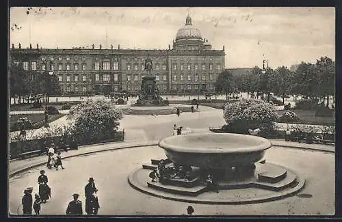 AK Berlin, Kgl. Schloss, Lustgarten, Denkmal Friedrich Wilhelm III.