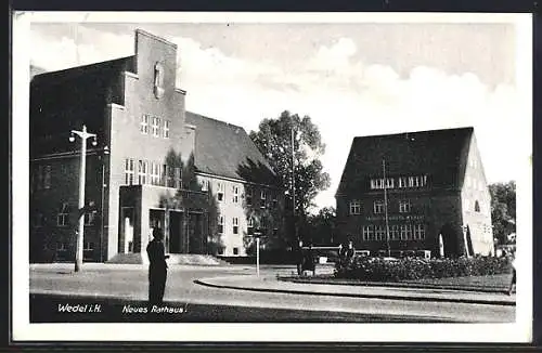 AK Wedel i. H., Neues Rathaus