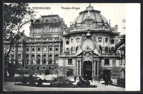 AK Wiesbaden, Theater-Foyer