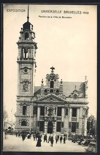 AK Bruxelle, Ausstellung, Exposition Universelle 1910, Pavillon de la Ville de Bruxelles