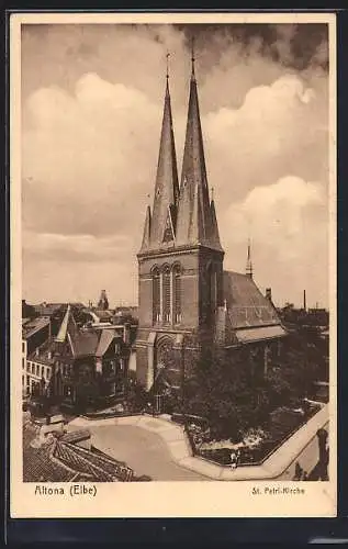 AK Hamburg-Altona, St. Petri-Kirche