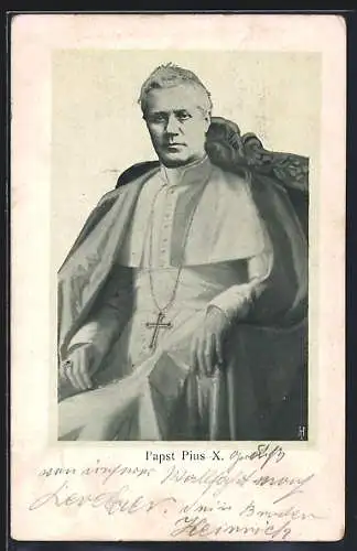 AK Portrait von Papst Pius X.