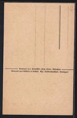 Künstler-AK Und ihr? zeichnet Kriegsanleihe, Flugzeug-Beobachter