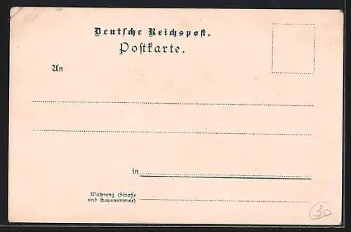 Lithographie S. M. Torpedoboots Division auf dem Rhein, Divisionsboot D4, Kapitänleutnant Funk