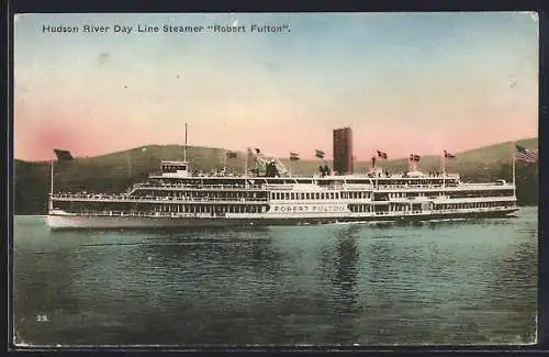 AK Hudson River Day Line Steamer Robert Fulton, Binnenschiff