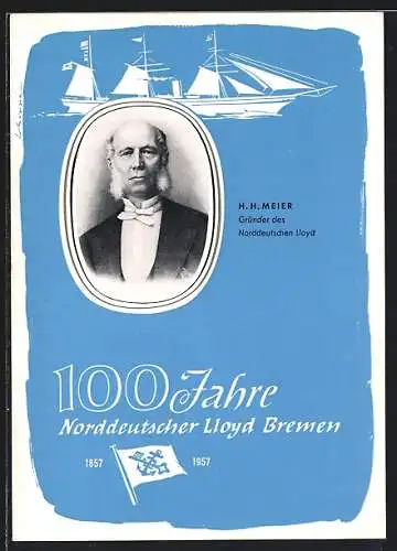 AK H. H. Meier, Gründer des Norddeutschen Lloyd