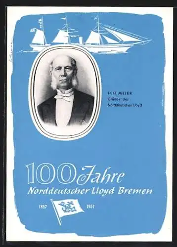 AK H. H. Meier, Gründer des Norddeutschen Lloyd