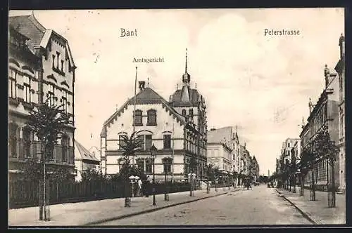 AK Bant, Peterstrasse mit Amtsgericht