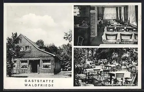 AK Gladbeck i. W., Gasthof Waldfriede am Stadtwald