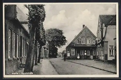 AK Werlte, Hauptstrasse mit Gasthaus