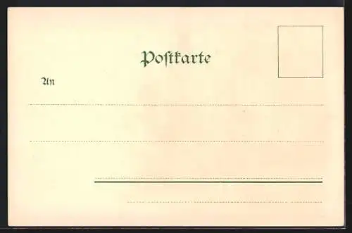 Lithographie Briefmarke wiegt mehr wie Geld