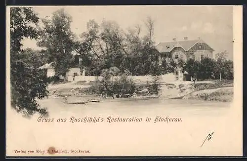 AK Stockerau, Blick auf Ruschitzka`s Restaurant