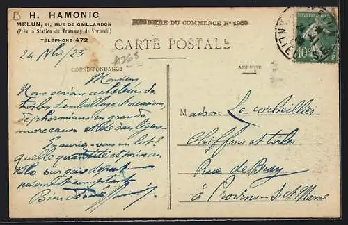 AK Le Ban-de-Sapt, Un Coin du Village de Laitre