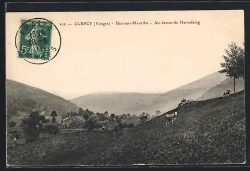 AK Clefcy, Ban-sur-Meurthe-Au dessus de Hervafaing