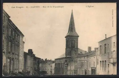 AK Darney, Rue de la Rèpublique
