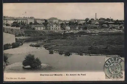 AK Charmes-sur-Moselle, En Amont du Pont