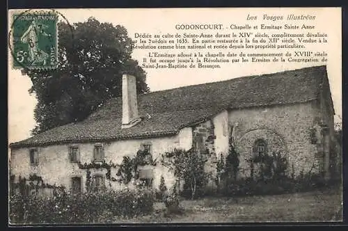 AK Gogoncourt, Chapelle et Ermitage Sainte Anne