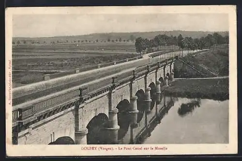 AK Golbey, Le Pont Canal sur la Moselle