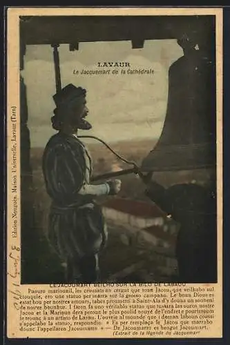 AK Lavaur, Le Jacquemart de la Cathèdrale