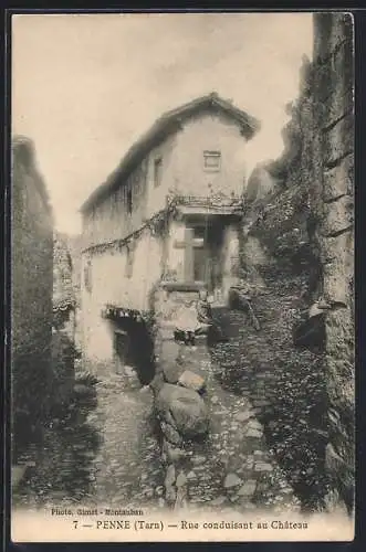 AK Penne, Rue conduisant au Chateau