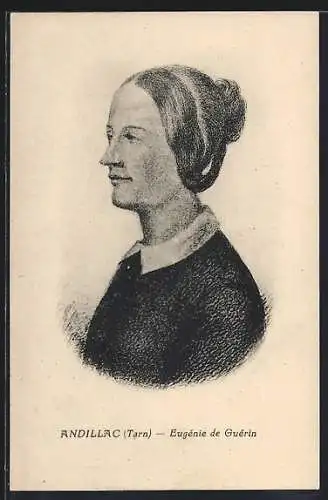 AK Andillac, Eugènie de Guèrin