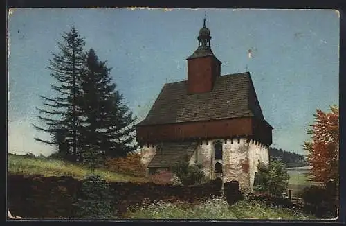 AK Gross-Rückerswalde /Erzgebirge, Kapelle