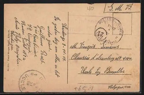 AK Köln a. Rhein, Hauptbahnhof mit Strassenbahn