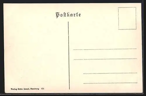 AK Hamburg, Kaiser Wilhelm Denkmal