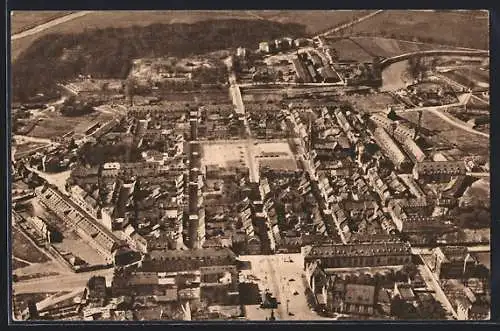 AK Saarlouis, Totalansicht von Oben