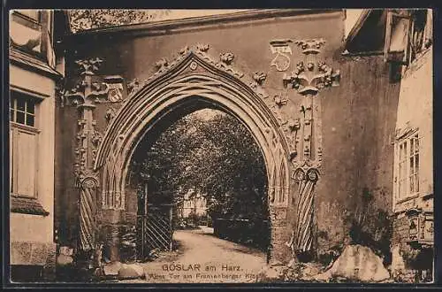 AK Goslar am Harz, Altes Tor am Frankenberger Kloster