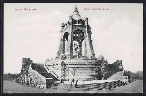 AK Porta Westfalica, Kaiser-Wilhelm-Denkmal